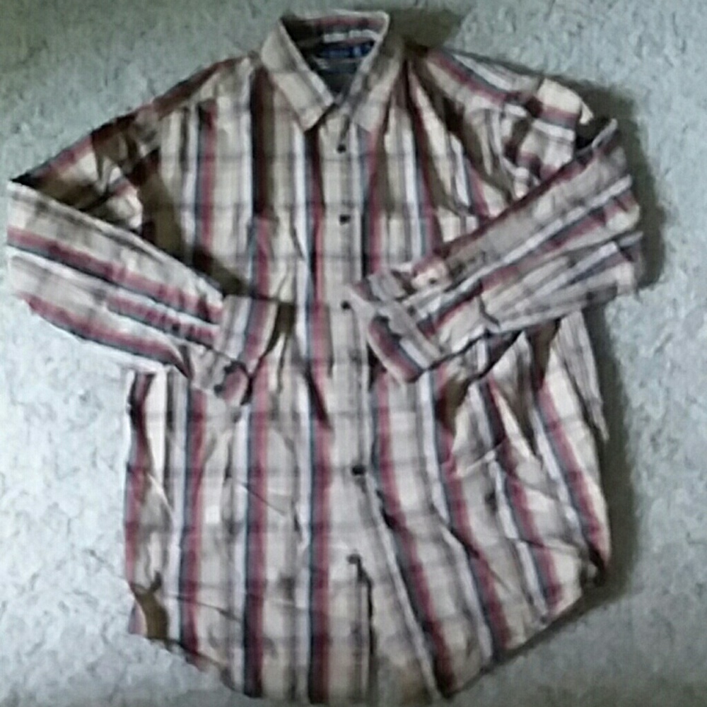 New Consensus L.S. Casual Dress Shirt. Size M